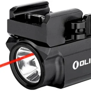OLight BALDR RL Mini LED Weaponlight with Red Laser, Black