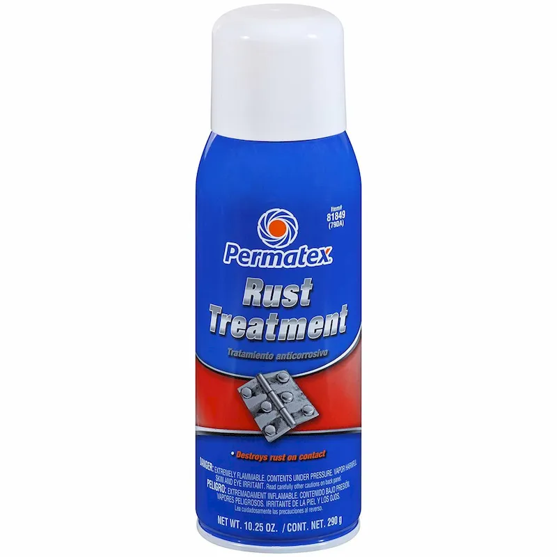 Permatex Rust Treatment Aerosol Can Destroys and Prevents Rust 10.25 oz (81849)