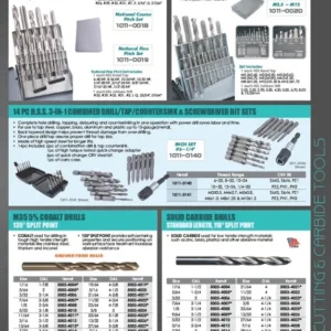 HHIP 61 PIECE #1-60 HIGH SPEED STEEL WIRE GAGE DRILL SET (5001-1060)